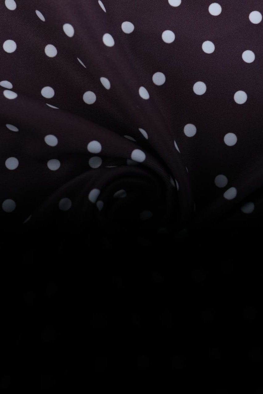 Polka Dot Cami Bodycon Maxi Dress