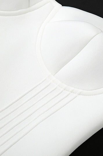 Elegant Solid Color Bodycon Party Dress