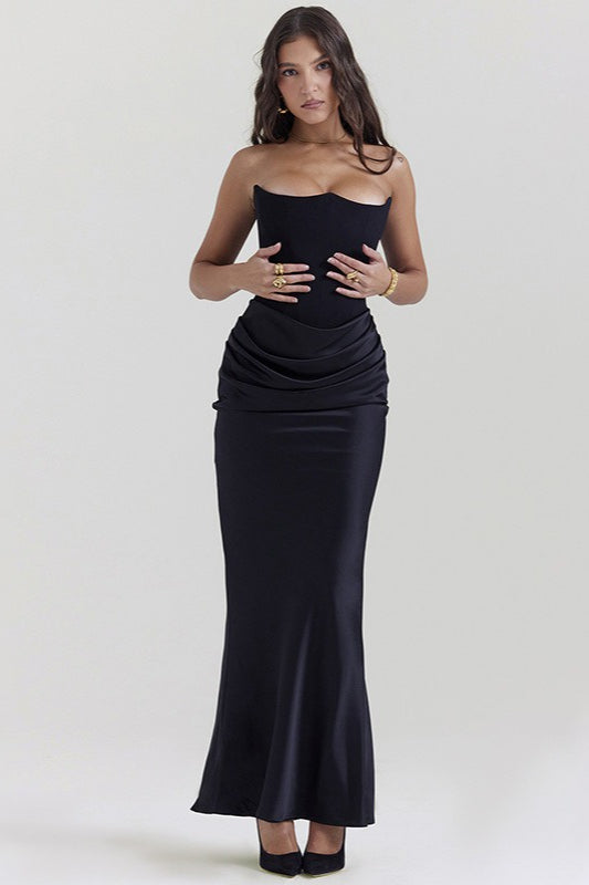 Strapless Ruched Party Dress