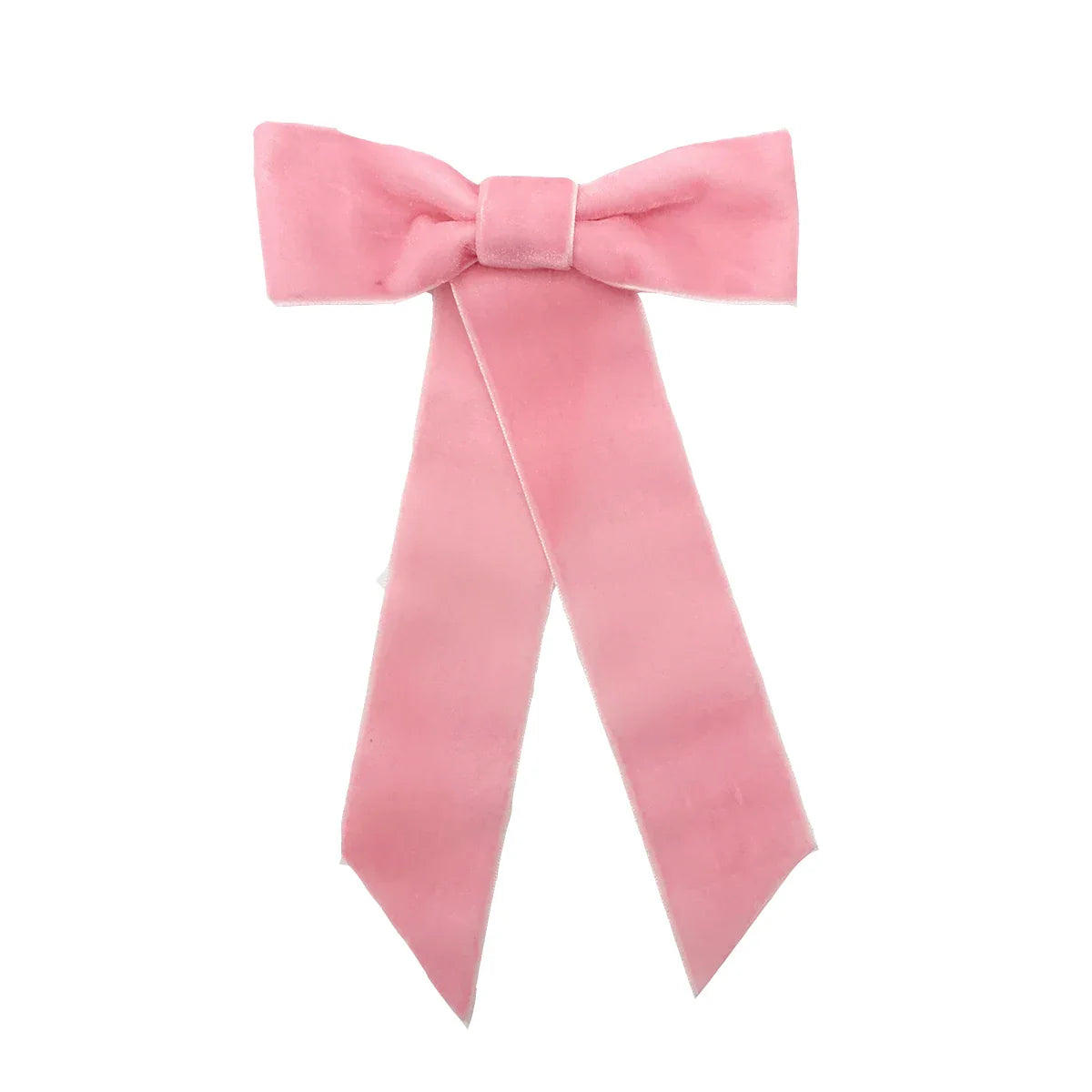 Velvet Ribbon Top Clip - Christmas Hair Accessory for Women