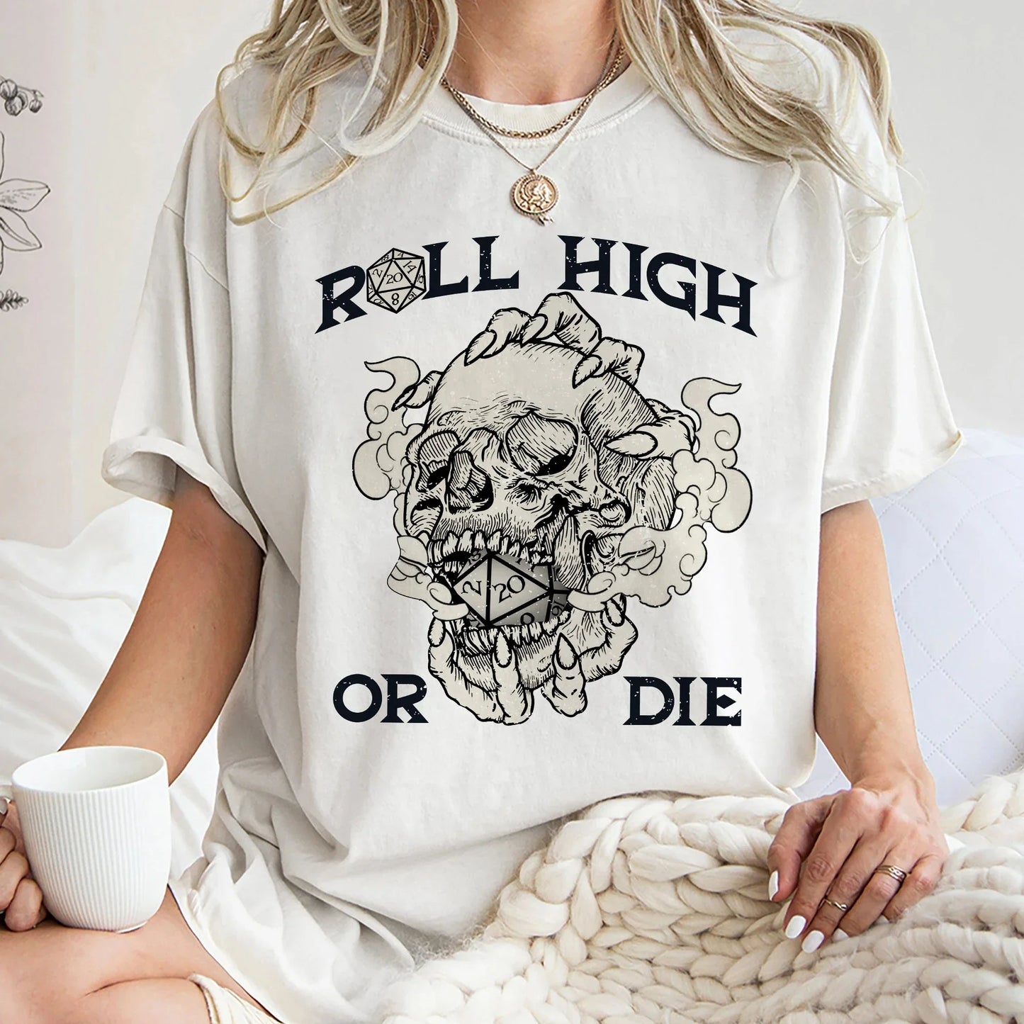 Graphic Cotton Unisex Round T-shirt