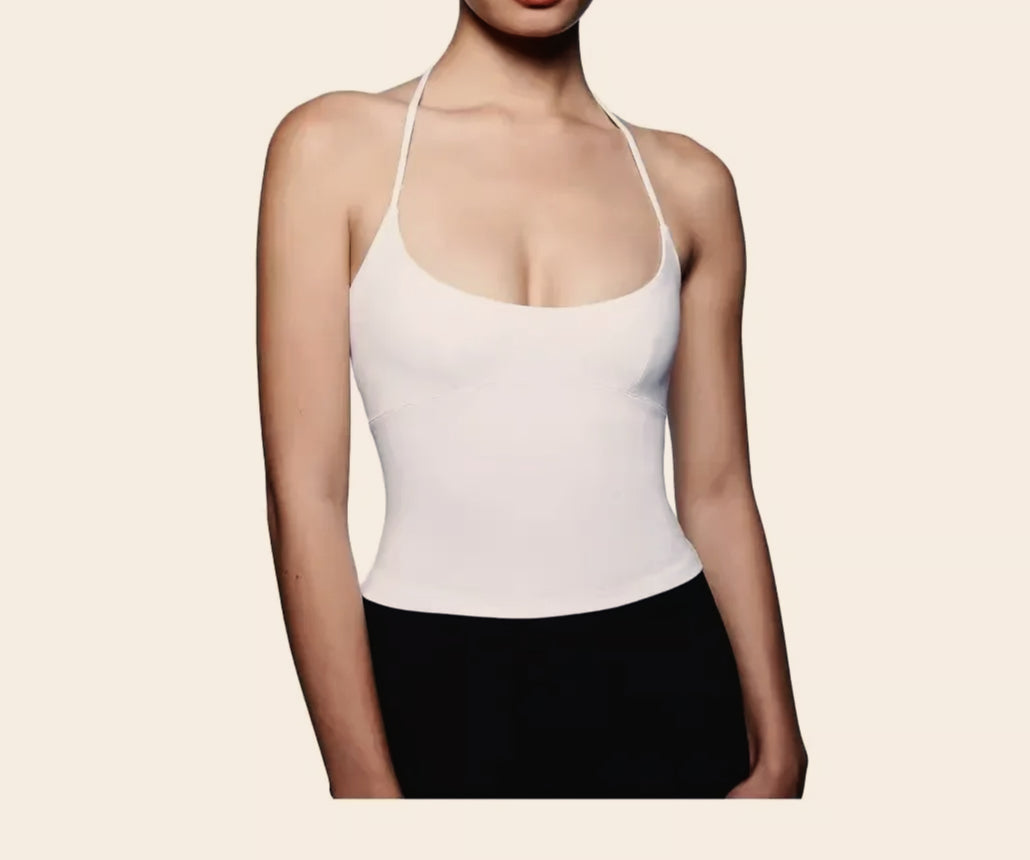 Slimming High Elasticity Halter Cami Top