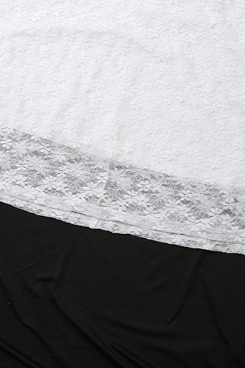 Elegant High Waist Sleeveless Lace Dress