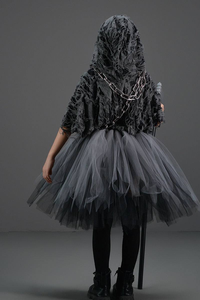Dark Reaper Tutu Kid Halloween Costume