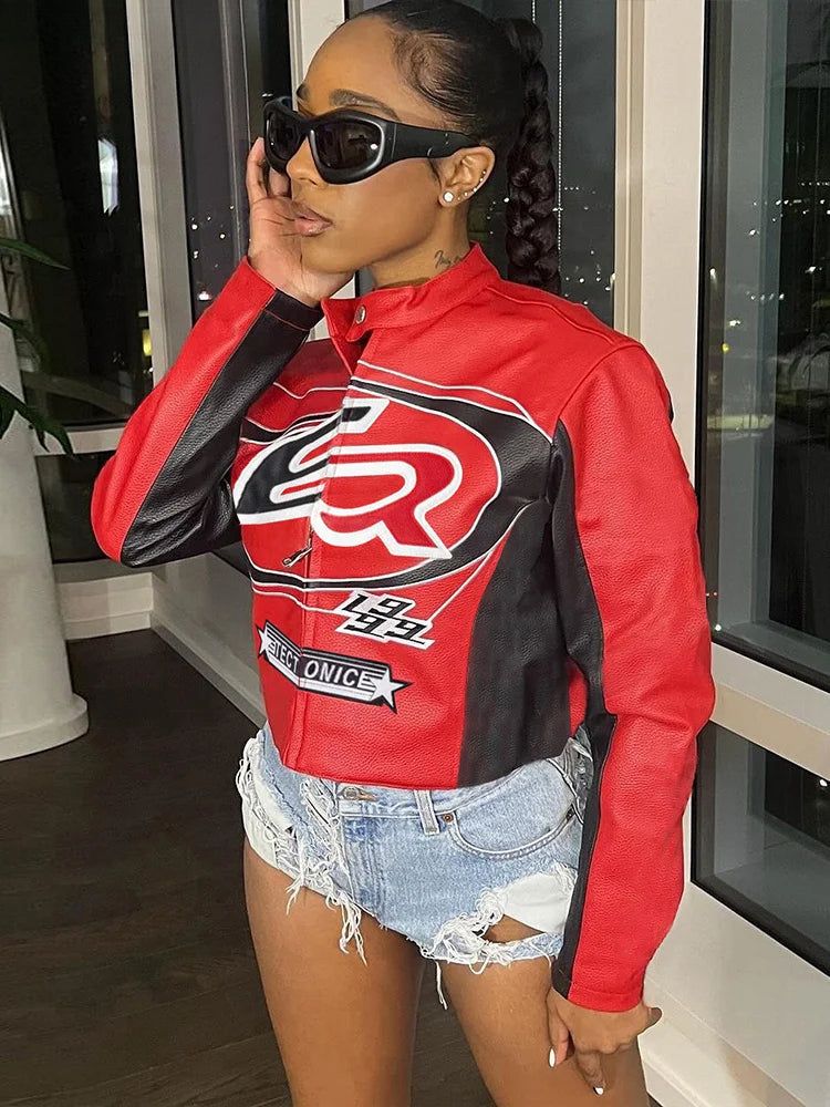 Vintage Stand Collar Safari Jacket