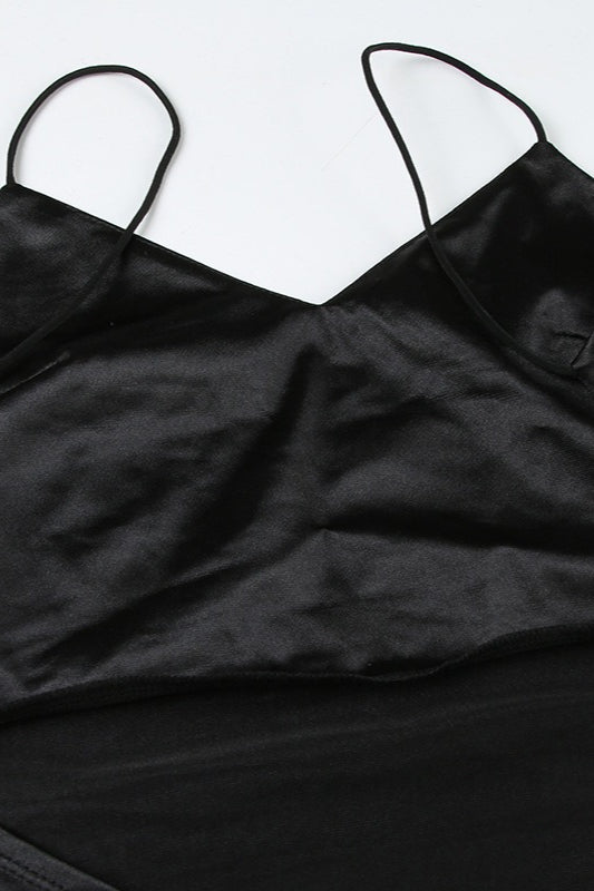 Slim-Fit Spaghetti Strap Party Dress