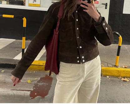 Retro Tassel Beaded Zipper Jacket