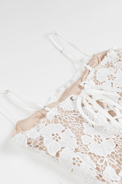 Tie Detail Bodycon Slip Dress