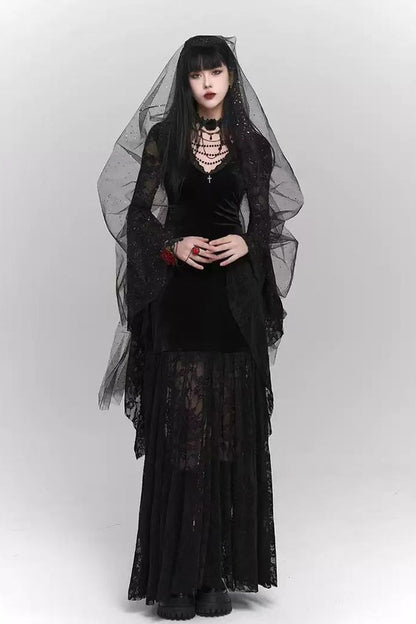 Dark Gothic Halloween Dress