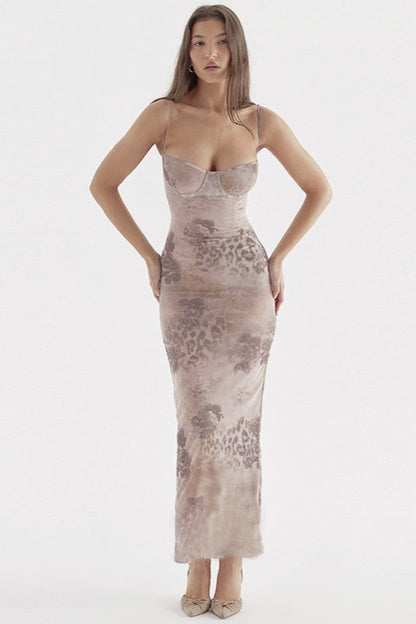 Leopard Print Bodycon Birthday Dress