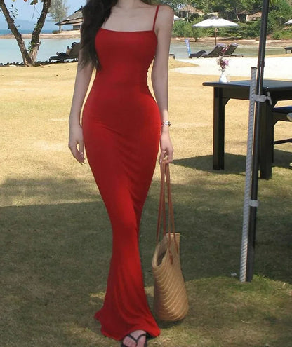 Butterfly Cutout Backless Maxi Dress