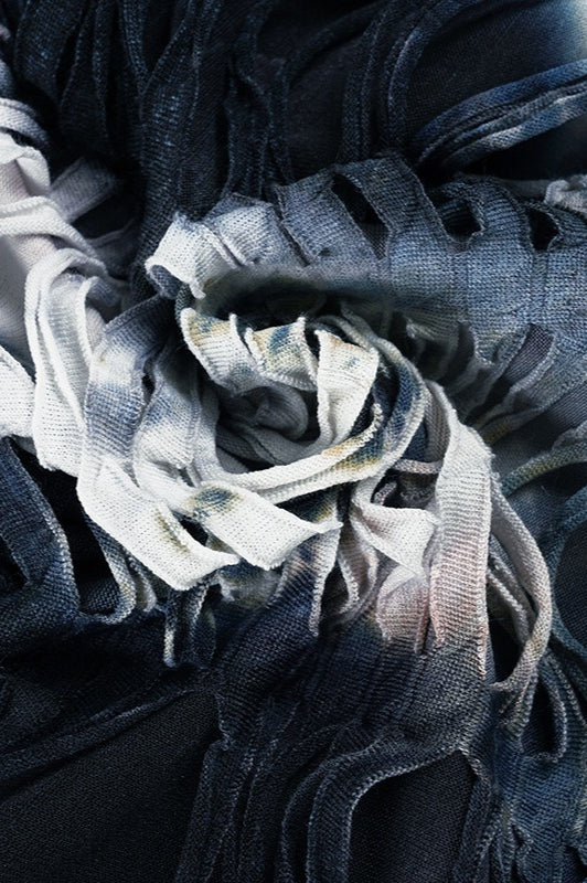 Dark Style Ruched Hoodie