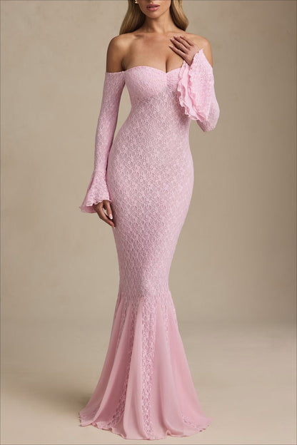 Sexy Bodycon Evening Lace Dress