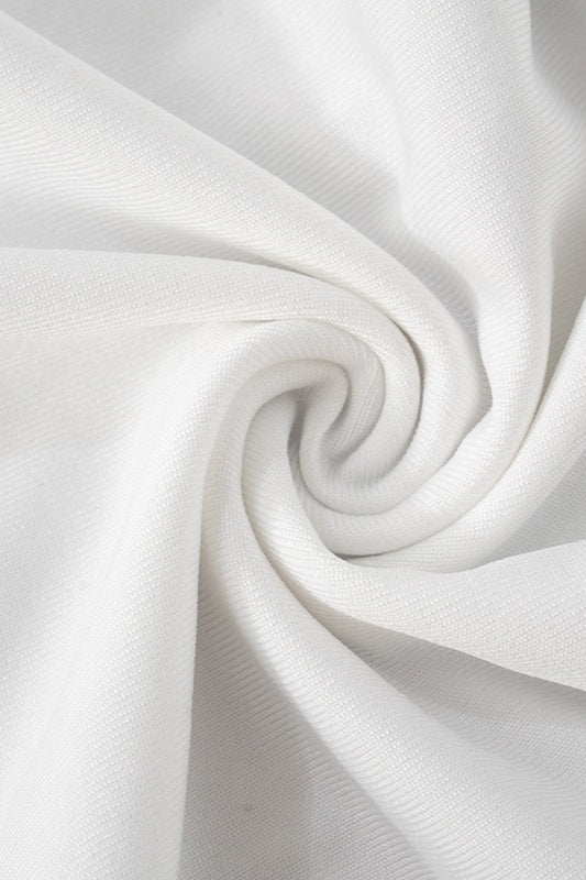 Sheer Panel Slit Party Dress