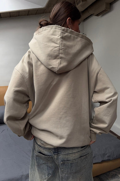 Vintage Graffiti Oversized Hoodie