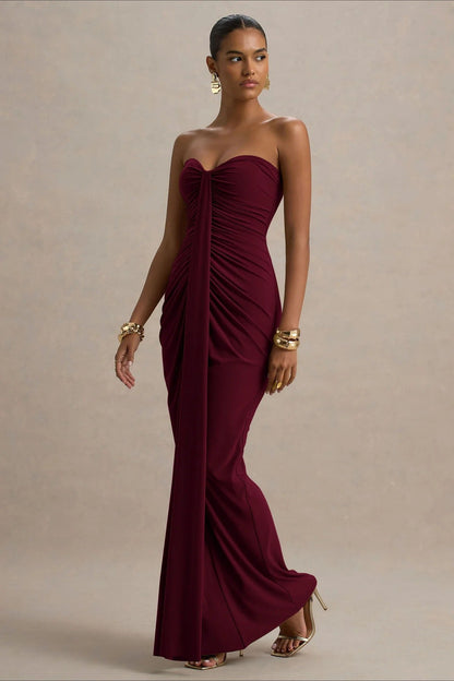 Elegant Ruched Party Dress