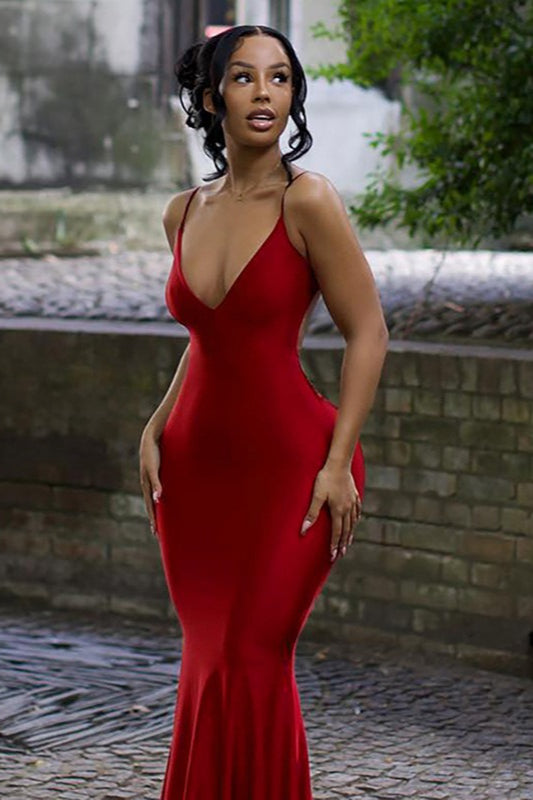 Flirty Backless Slip Dress