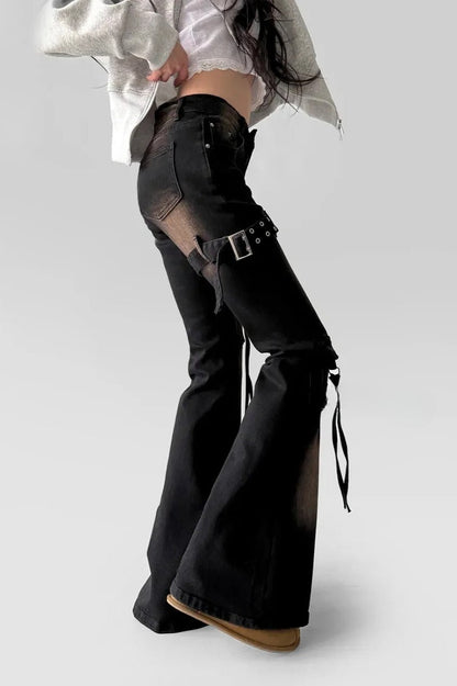 Retro Pocket Bootcut Jeans