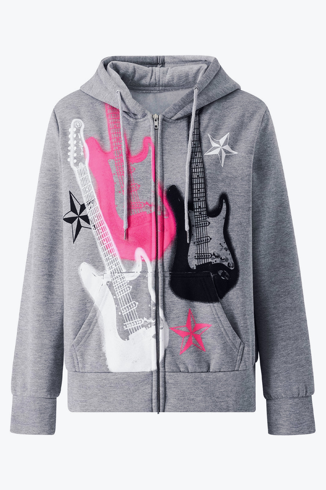 Electric Guitar Print Hoodie