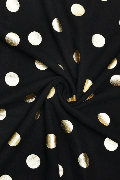 Elegant Polka Dot Backless Halter Maxi Dress