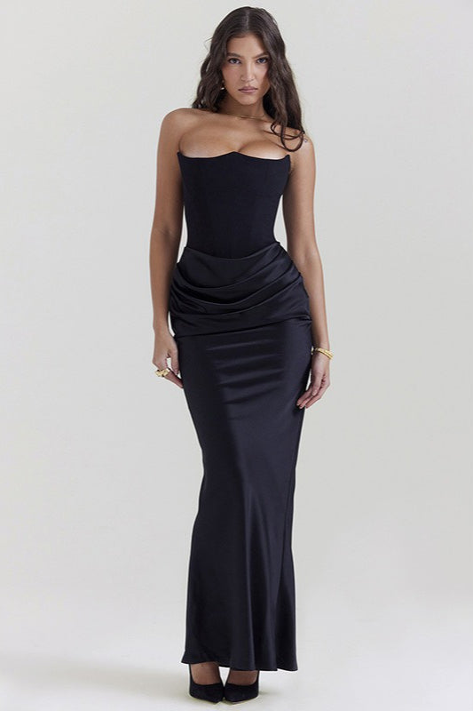 Strapless Ruched Party Dress