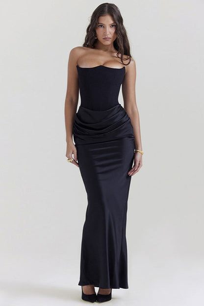 Strapless Ruched Party Dress