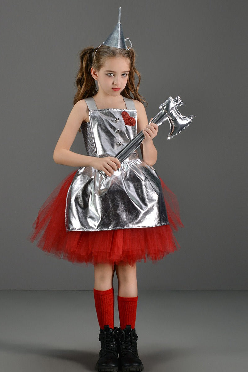 Tin Girl Dress Kid Halloween Costume