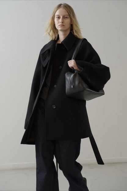 Belted Wool Longline Coat