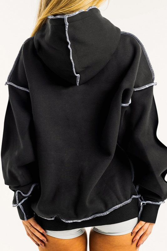 Colorblock Hooded Sweatshirt Hoodie