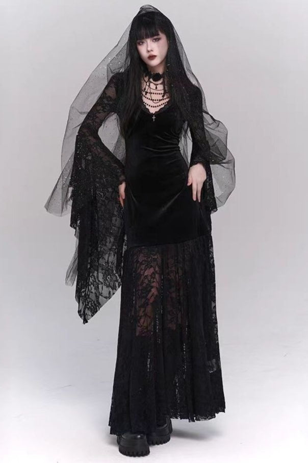 Dark Gothic Halloween Dress