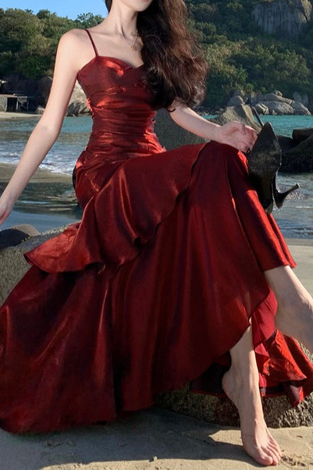 Longline Elegant Slip Dress