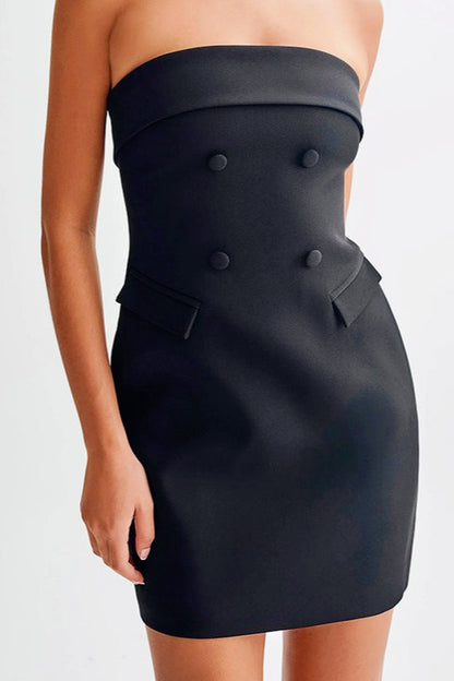 Bodycon Strapless Birthday Dress