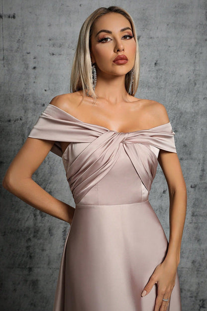 Sexy Off-Shoulder Slim-Fit Cocktail Formal Dress
