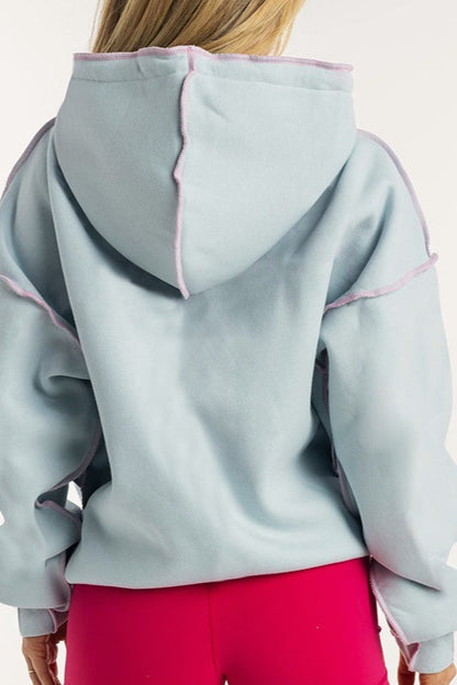 Colorblock Hooded Sweatshirt Hoodie