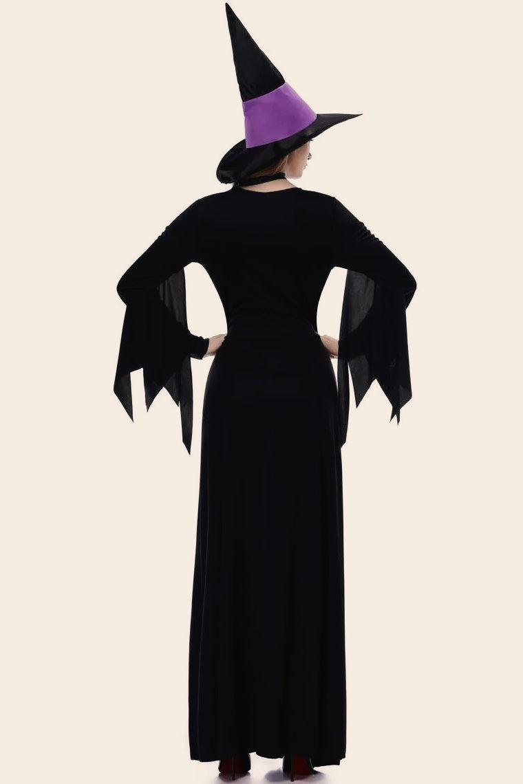 Purple Witch Dress Halloween Costume