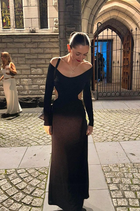 Chic Chain Accent Party Dress