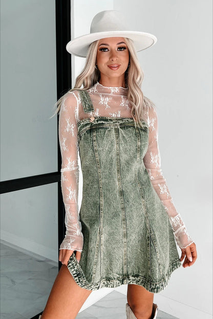 Strappy Slim Fit Denim Dress