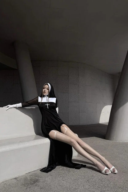 Sexy Anime Nun Halloween Costume