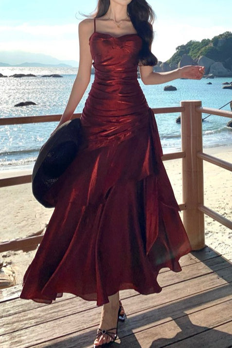 Longline Elegant Slip Dress