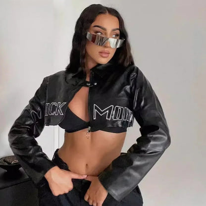 Punk Gothic Lapel Moto Jacket