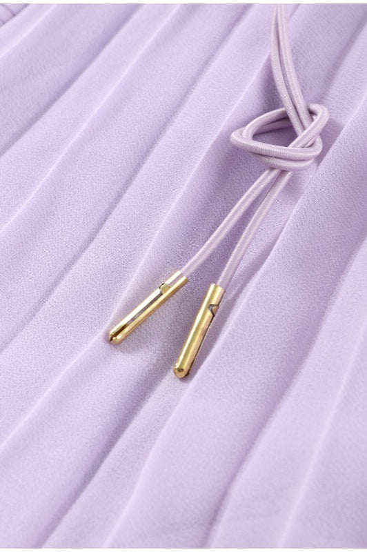 Crinkle Halter Slip Dress