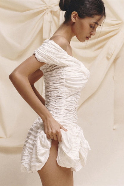 Flirty Off-Shoulder Party Dress