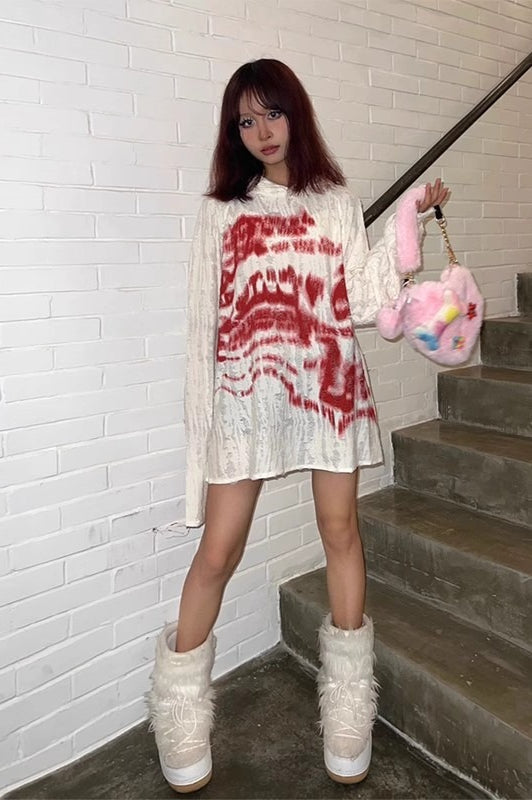 Rock Punk Pearl Button Hoodie