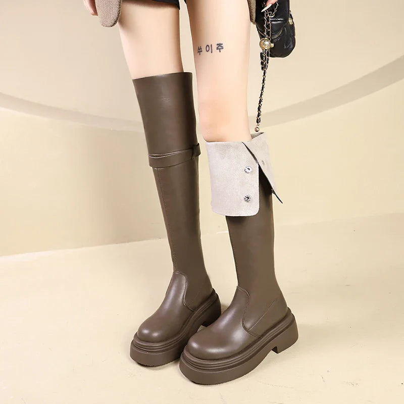 Fashionable Elegant Stylish Chic Comfortable Modern Trendy Knee High Boots