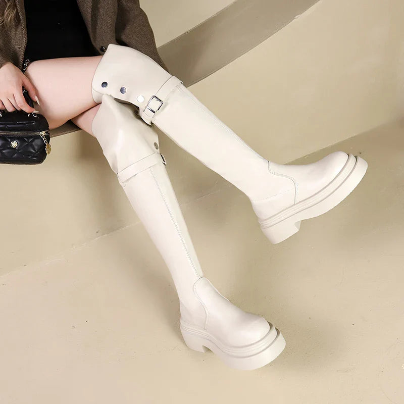 Fashionable Elegant Stylish Chic Comfortable Modern Trendy Knee High Boots