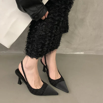 New Summer Casual Fashion Pointed Solid Color Sexy Elegant Comfortable Stilettos Low Heel Pumps