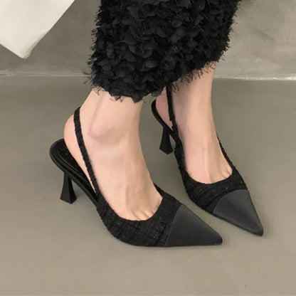 New Summer Casual Fashion Pointed Solid Color Sexy Elegant Comfortable Stilettos Low Heel Pumps