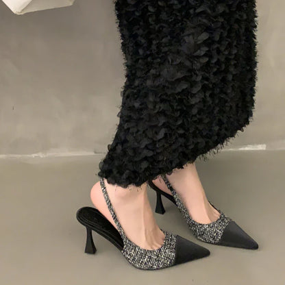 New Summer Casual Fashion Pointed Solid Color Sexy Elegant Comfortable Stilettos Low Heel Pumps