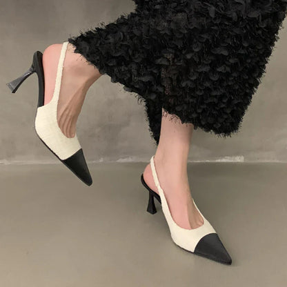 New Summer Casual Fashion Pointed Solid Color Sexy Elegant Comfortable Stilettos Low Heel Pumps