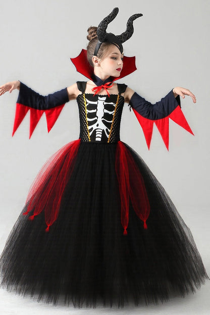 Vampire Witch Dress Kid Halloween Costume